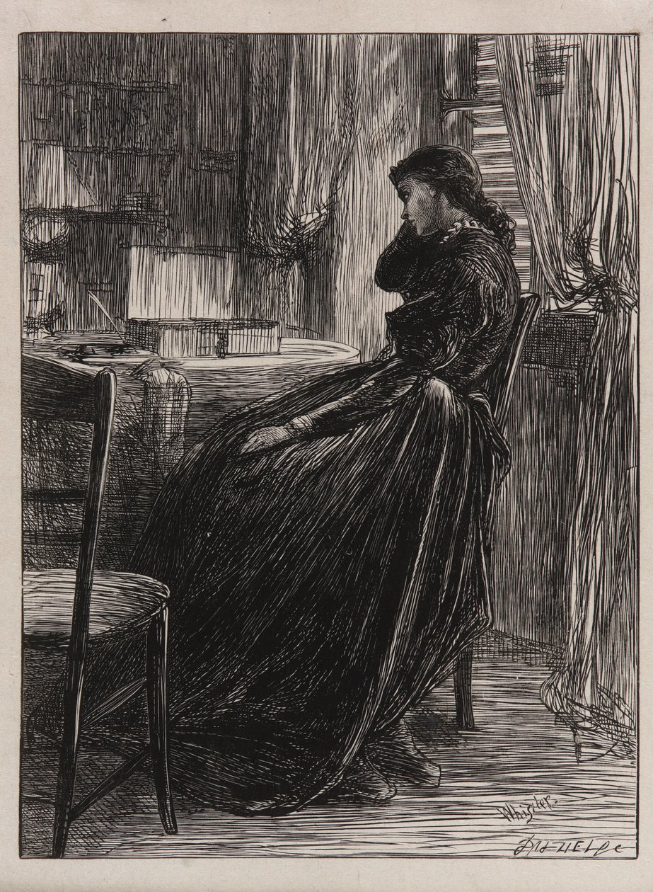 Illusztráció a <em>A próbabeszédhez</em> alkotó: James Abbott McNeill Whistler