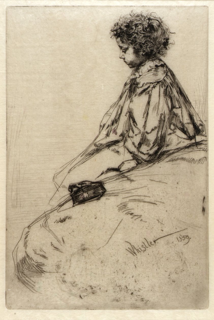 Bibi Lalouette alkotó: James McNeill Whistler