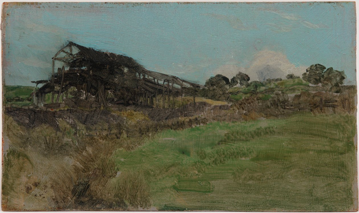 Kék és smaragd: Szénbánya alkotó: James Abbott McNeill Whistler