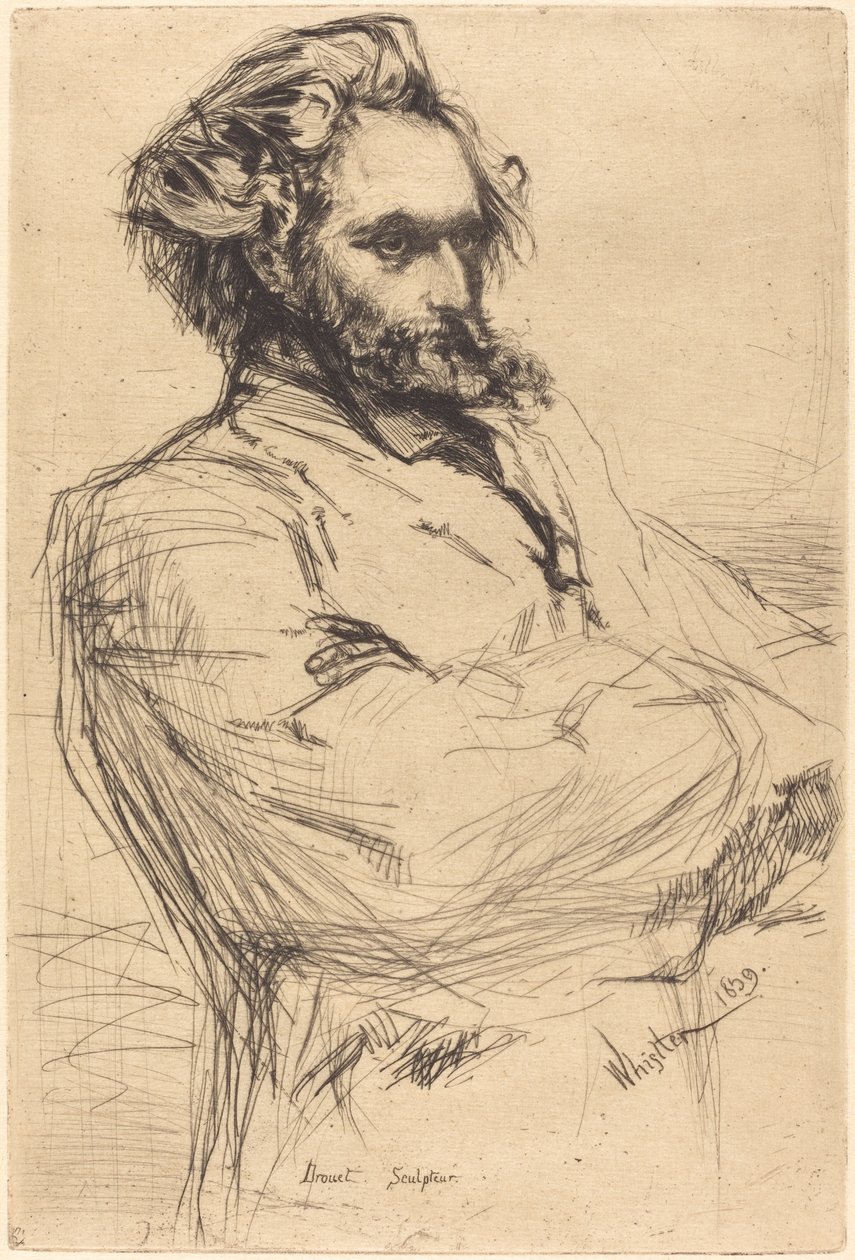 C.L. Drouet, szobrász alkotó: James Abbott McNeill Whistler
