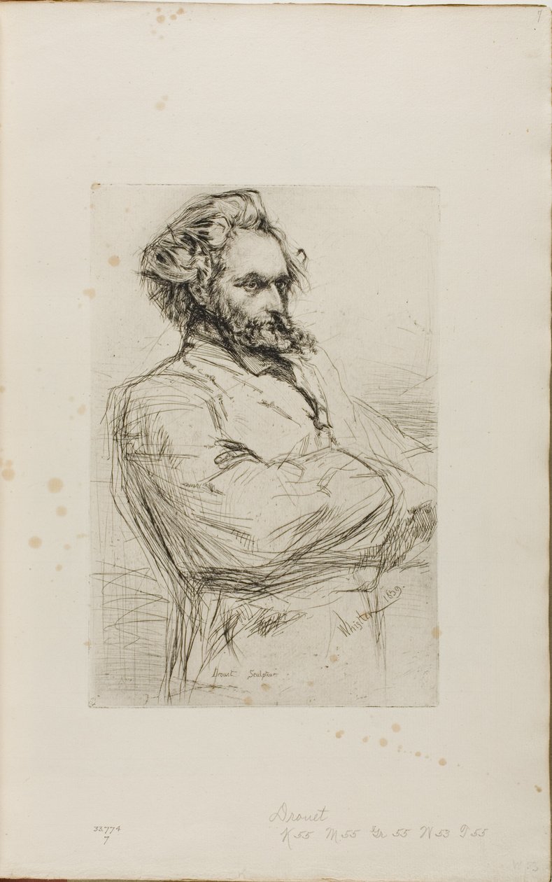 C.L. Drouet, szobrász alkotó: James Abbott McNeill Whistler