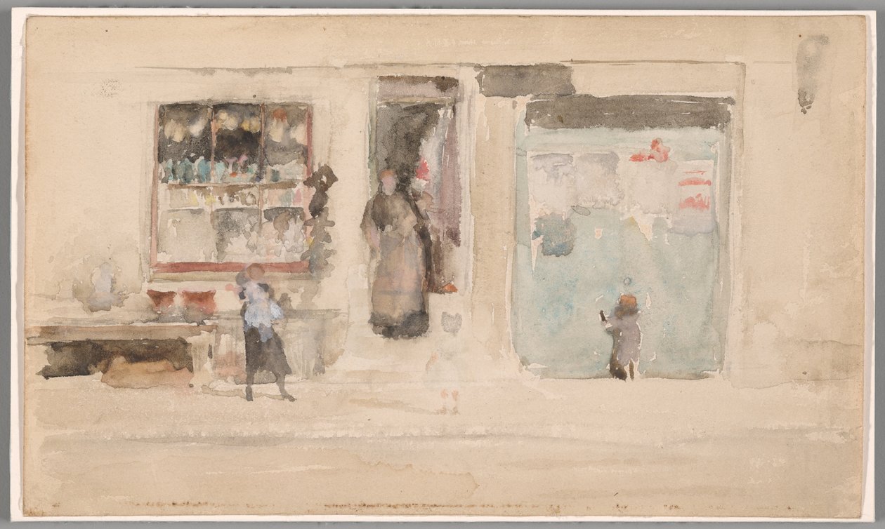 Chelsea Shop alkotó: James McNeill Whistler