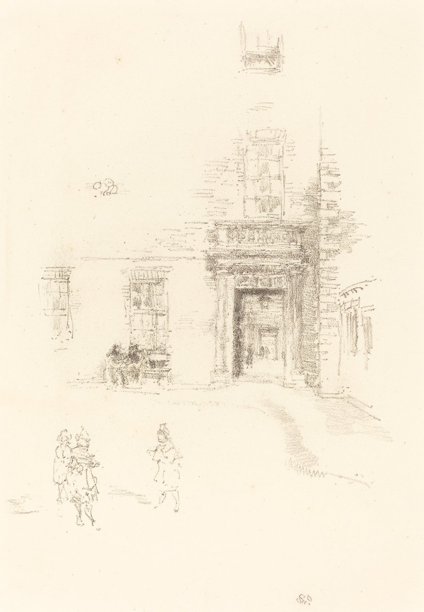 Udvar, Chelsea Kórház alkotó: James Abbott McNeill Whistler
