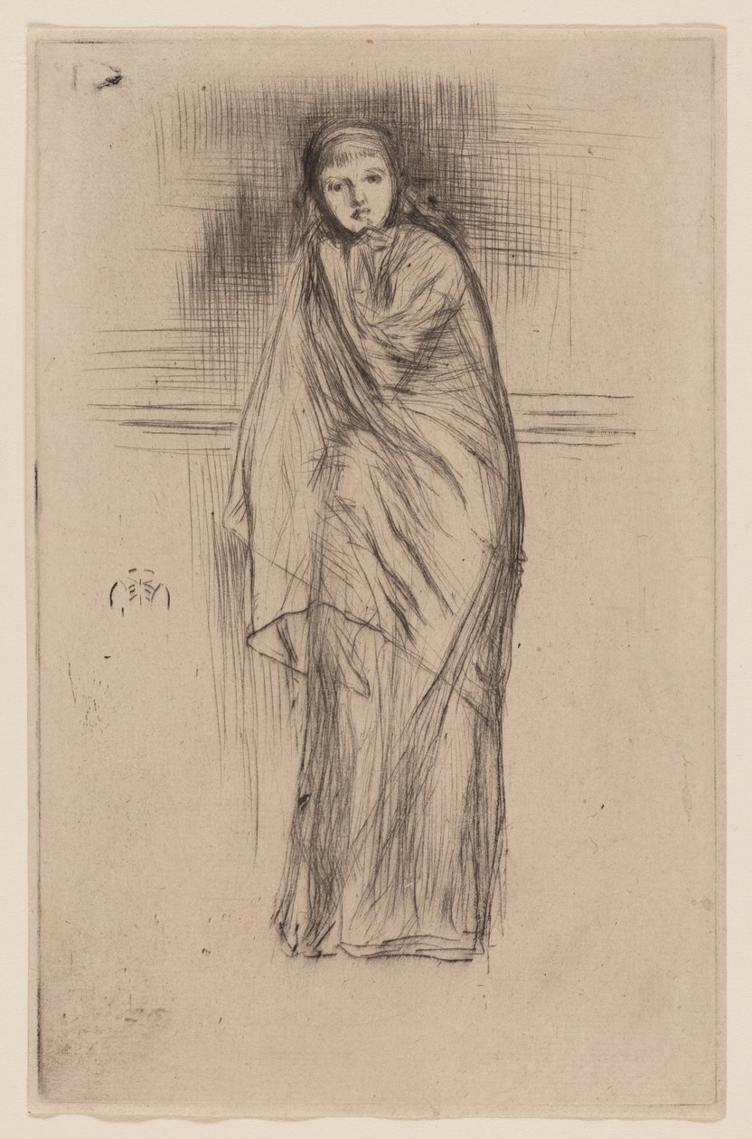 Drapizált modell alkotó: James Abbott McNeill Whistler