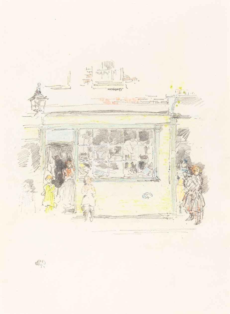 Drury Lane Rags alkotó: James Abbott McNeill Whistler