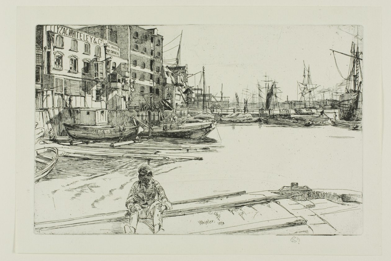 Eagle Wharf alkotó: James Abbott McNeill Whistler