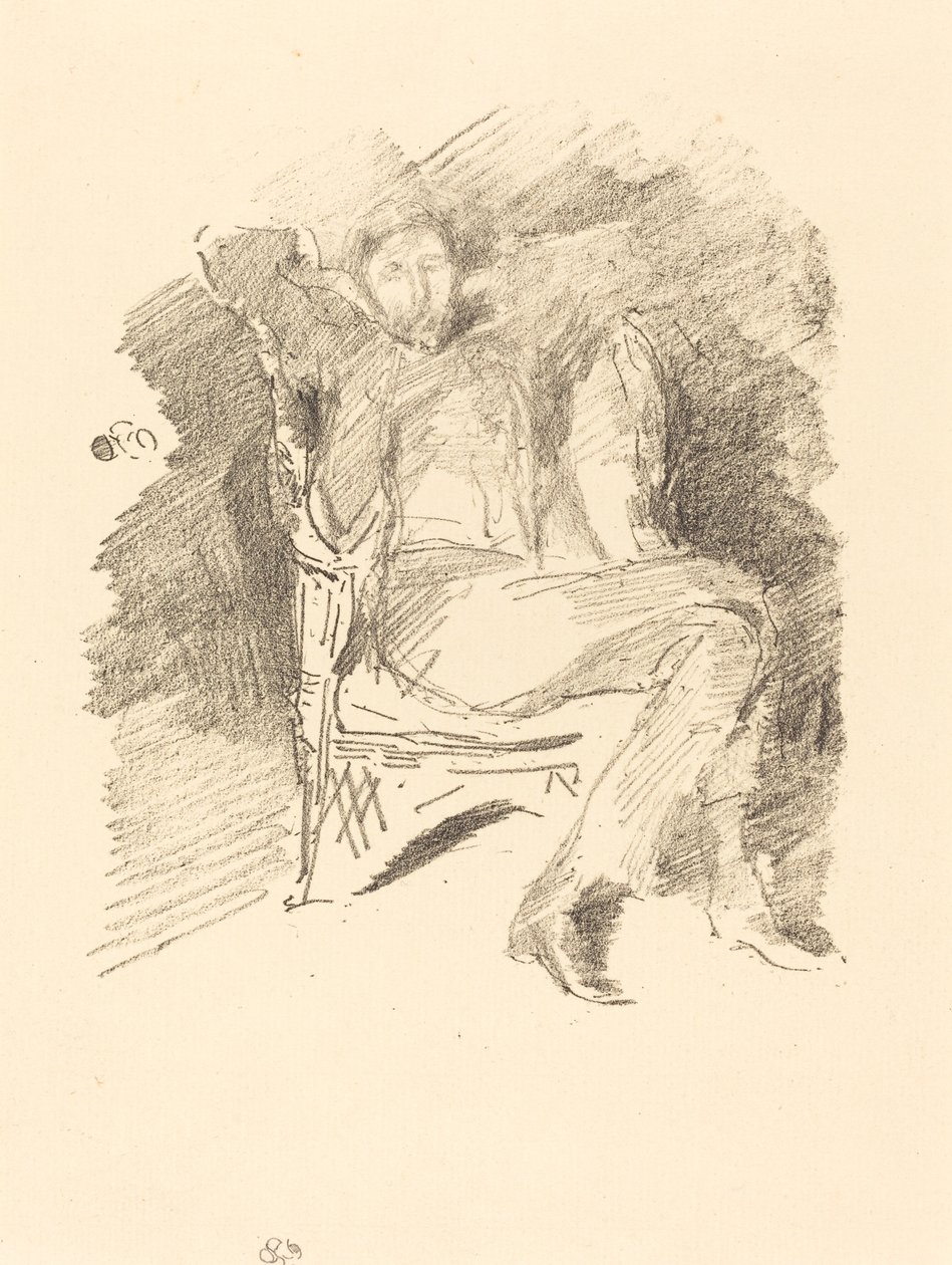 Firelight: Joseph Pennell, No. 1 alkotó: James Abbott McNeill Whistler