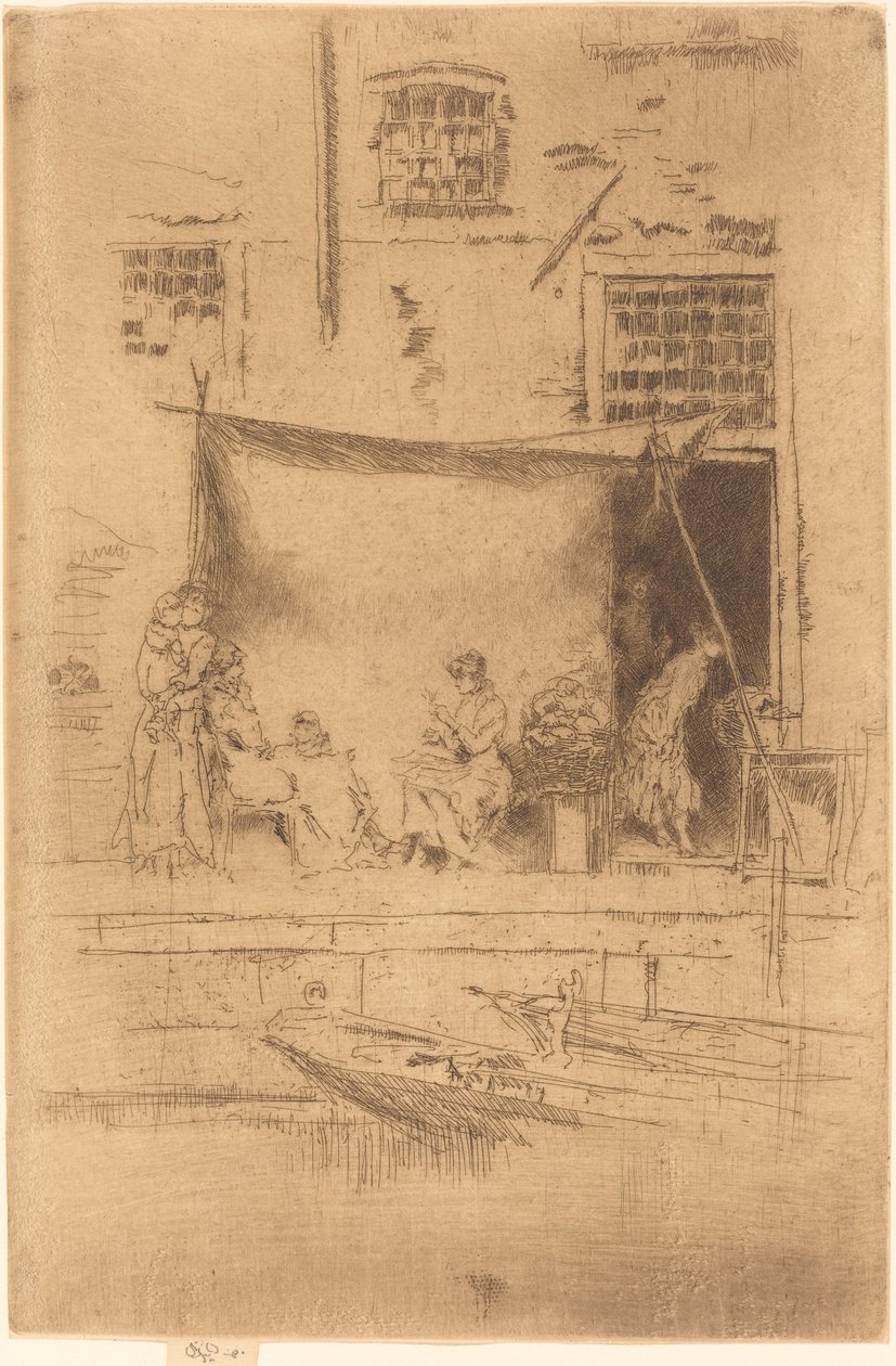 Gyümölcsbódé alkotó: James Abbott McNeill Whistler