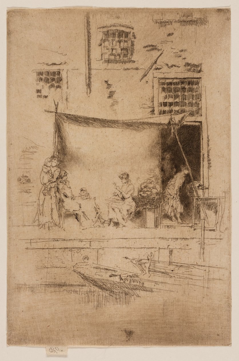Gyümölcsbódé alkotó: James Abbott McNeill Whistler