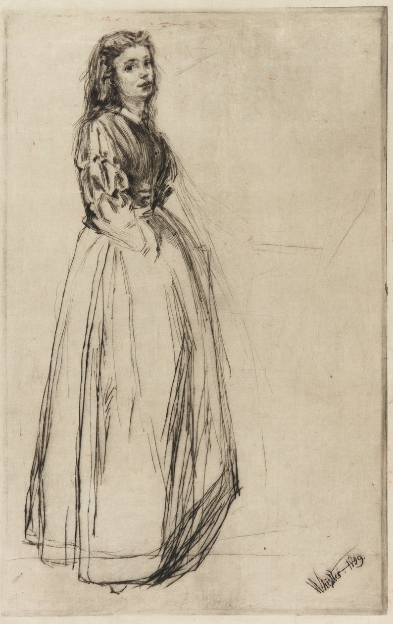 Fumette, álló alkotó: James Abbott McNeill Whistler