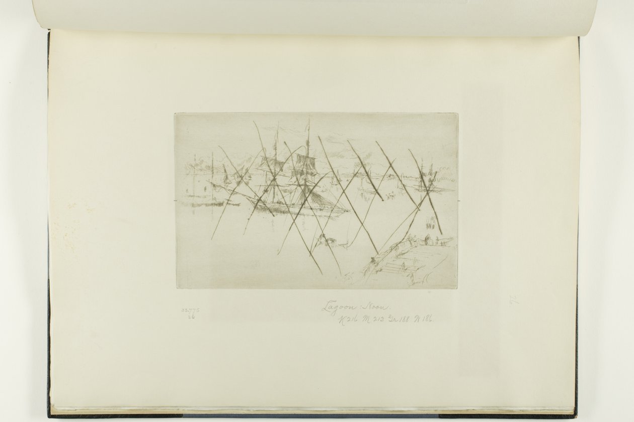 Lagúna - délben alkotó: James McNeill Whistler