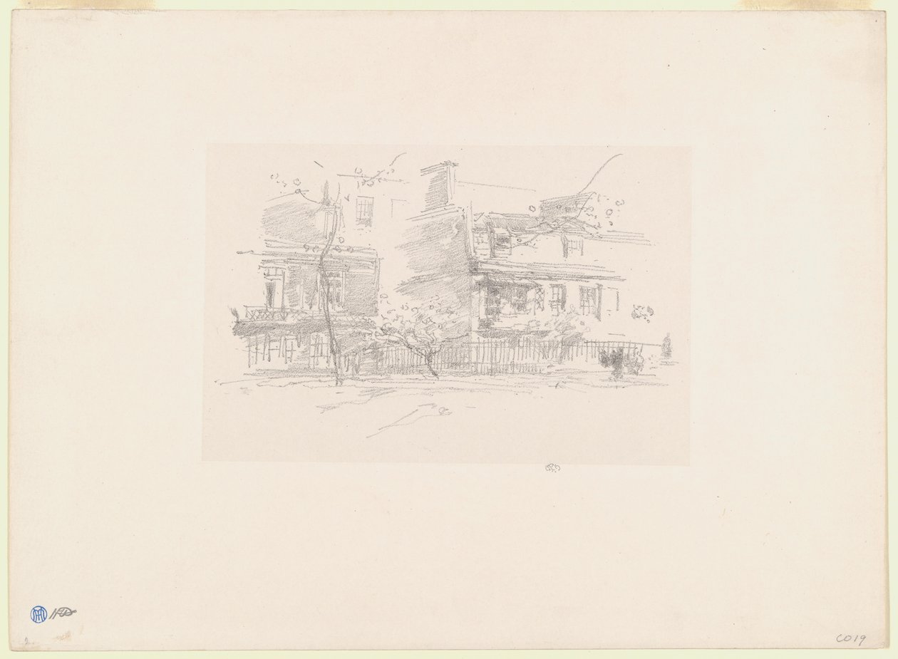 Lindsey Row, Chelsea alkotó: James McNeill Whistler