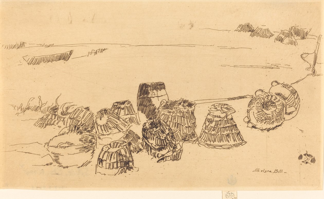 Homár-cserepek alkotó: James Abbott McNeill Whistler