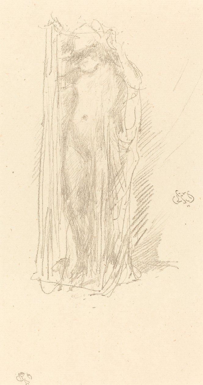 Modell Draping alkotó: James Abbott McNeill Whistler