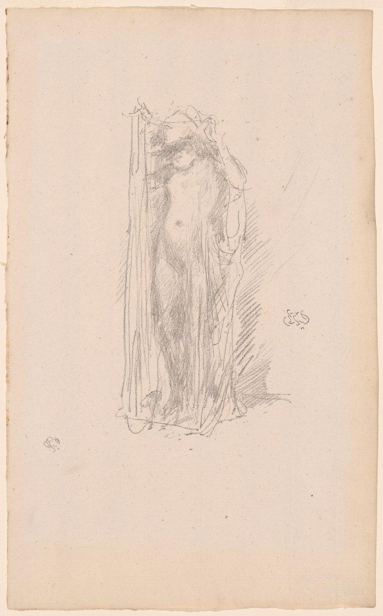 Modell Draping alkotó: James Abbott McNeill Whistler