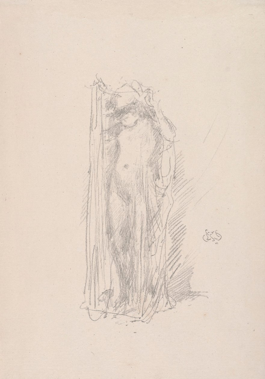 Modell Draping alkotó: James McNeill Whistler