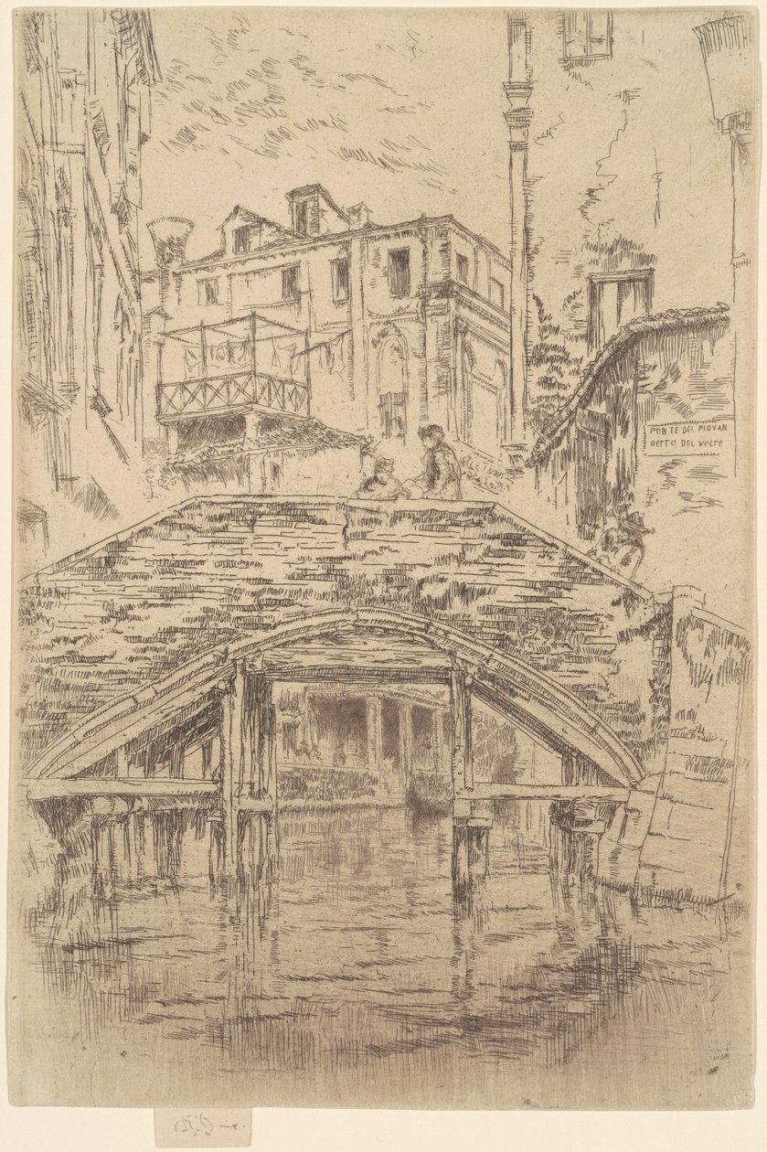 Piovan híd alkotó: James Abbott McNeill Whistler