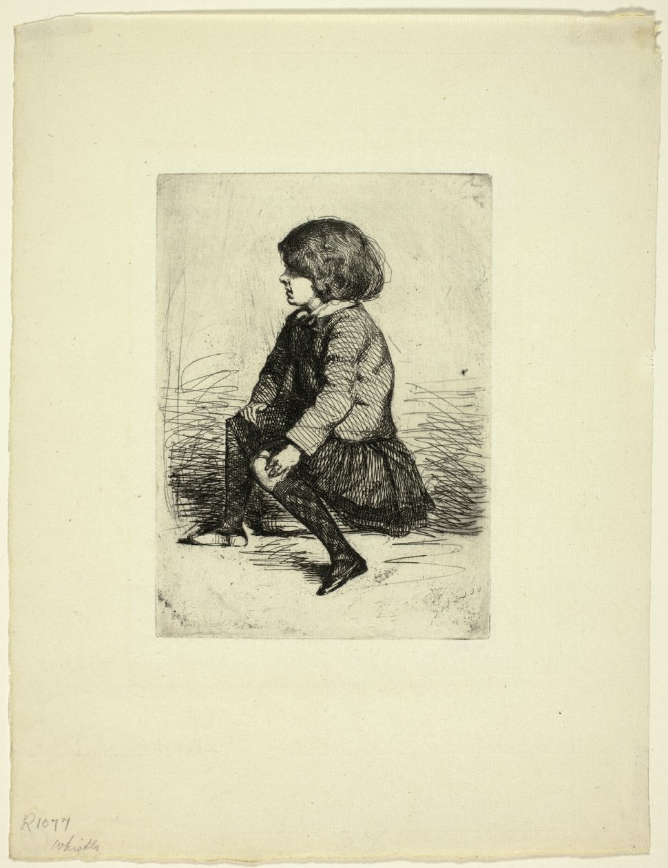 Seymour Haden, Jr, ül alkotó: James Abbott McNeill Whistler