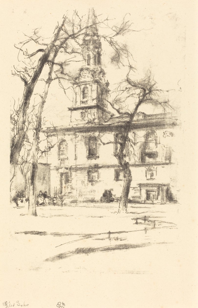 St. Giles-in-the-Fields alkotó: James Abbott McNeill Whistler