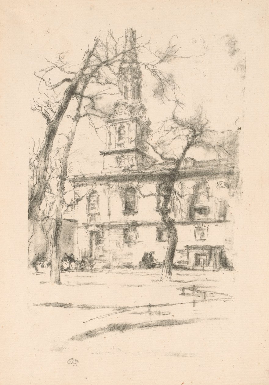 St. Giles-in-the-Fields alkotó: James Abbott McNeill Whistler
