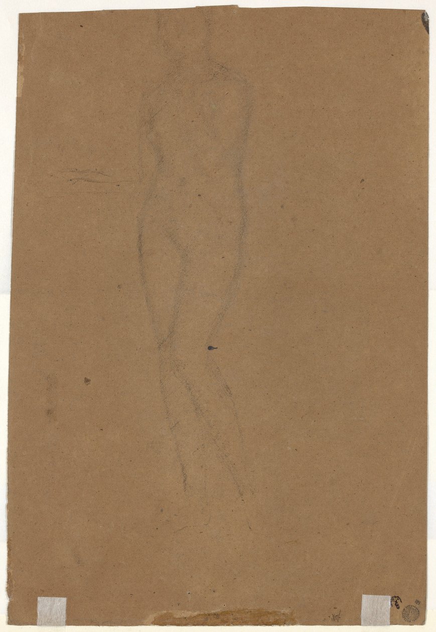 Álló figura [verso] alkotó: James Abbott McNeill Whistler