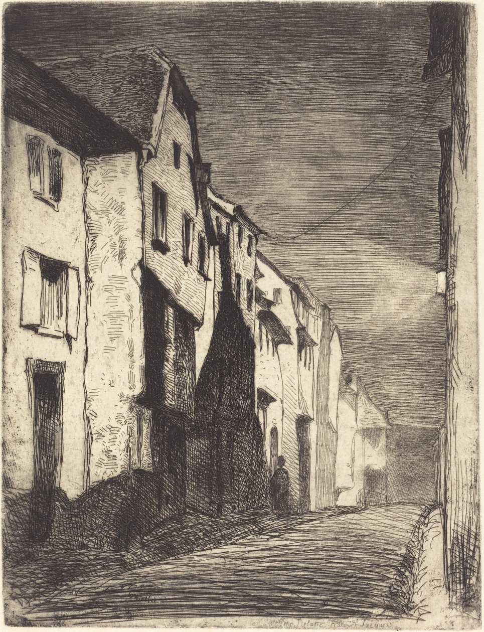 Saverne utca alkotó: James Abbott McNeill Whistler