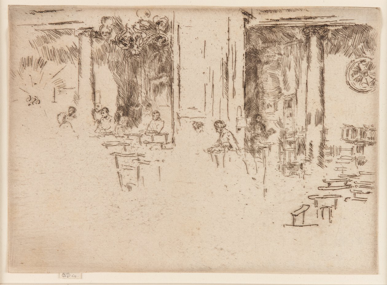 A templom – Brüsszel (imádás) alkotó: James Abbott McNeill Whistler