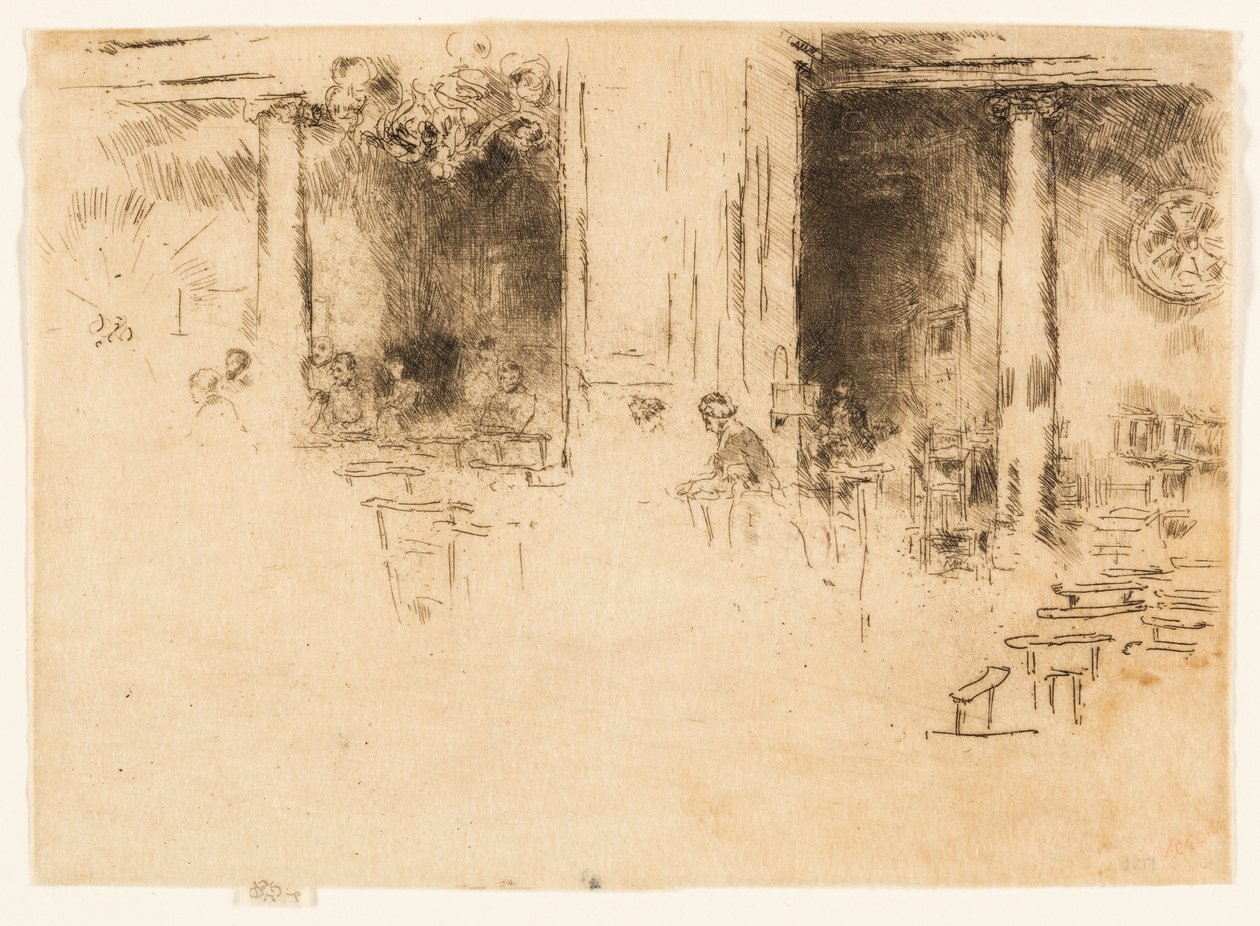 A templom - Brüsszel (imádás) alkotó: James Abbott McNeill Whistler