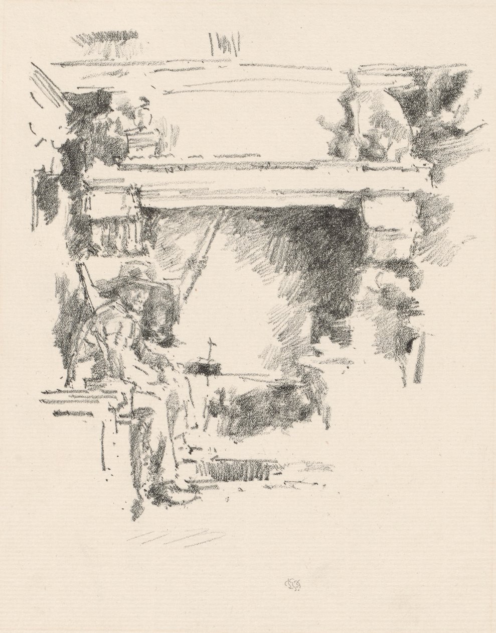 A kandalló alkotó: James McNeill Whistler