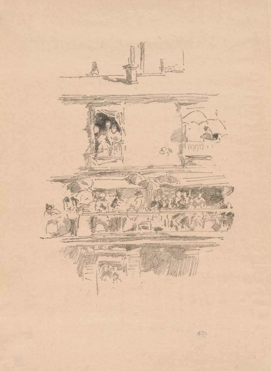 A hosszú erkély alkotó: James McNeill Whistler