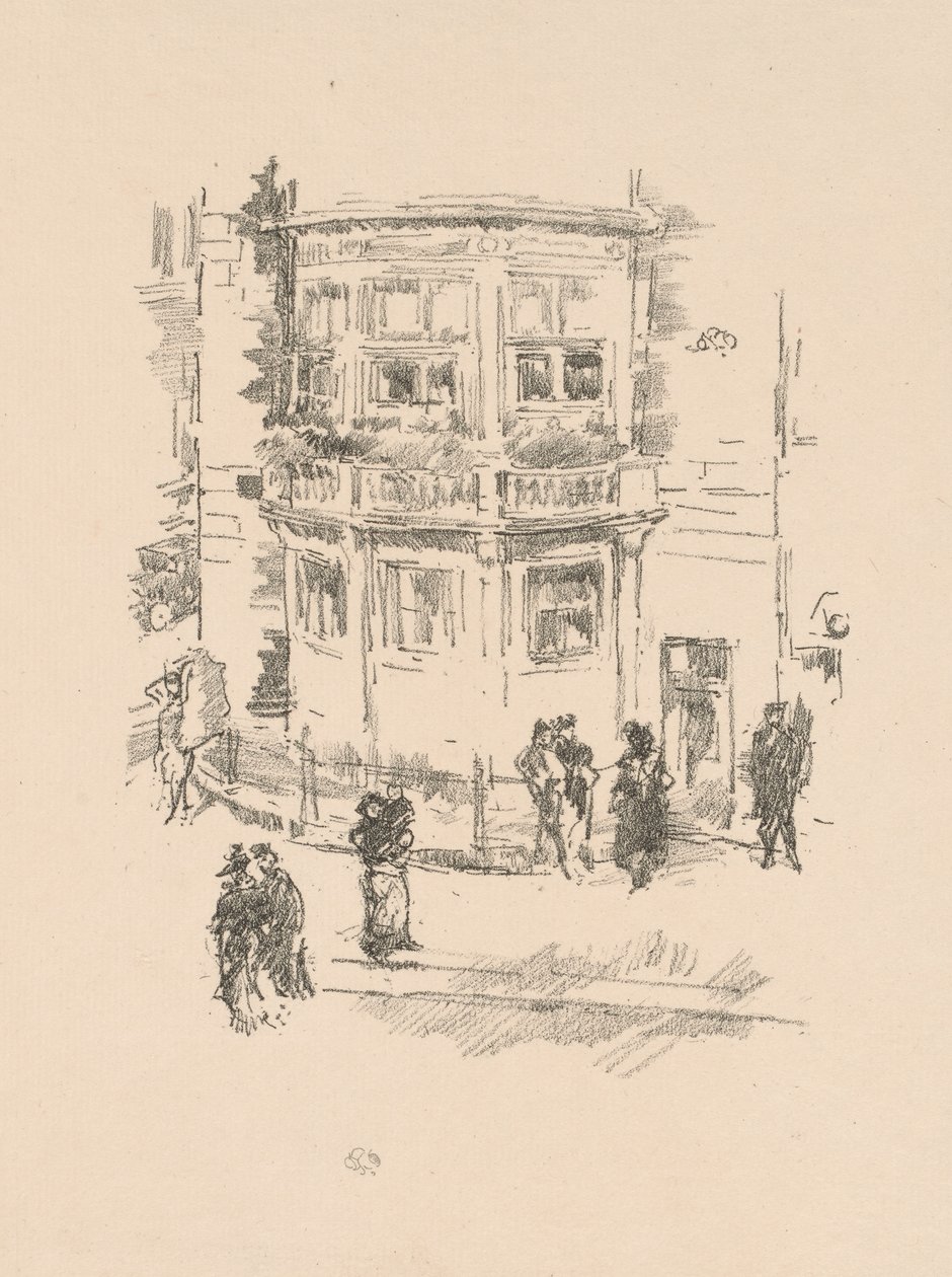 Az igazgató ablaka, Gaiety Színház alkotó: James McNeill Whistler