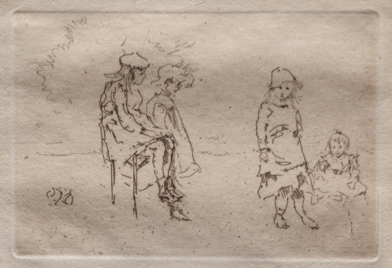 A Menpes gyerekek alkotó: James McNeill Whistler