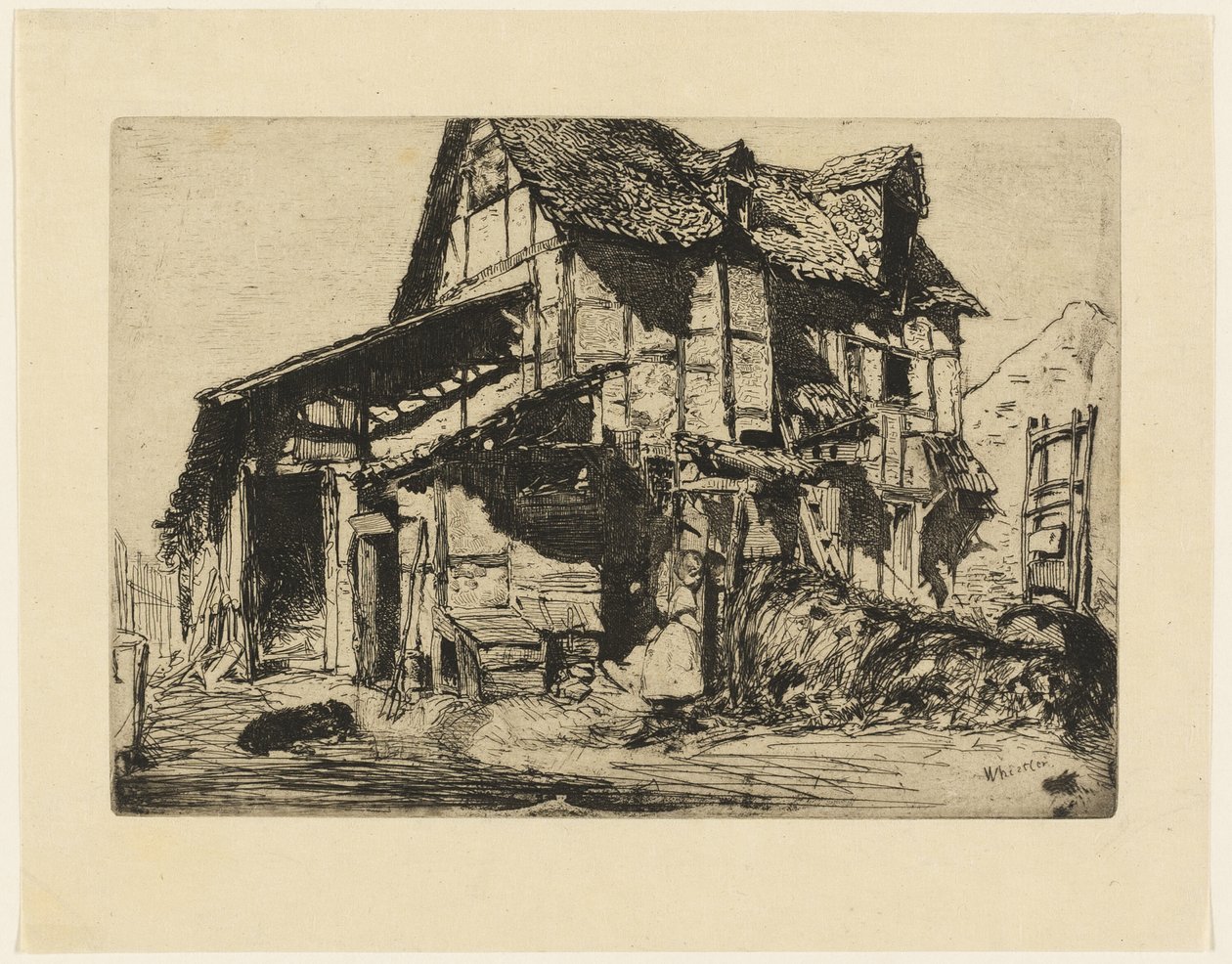 A nem biztonságos bérház alkotó: James Abbott McNeill Whistler