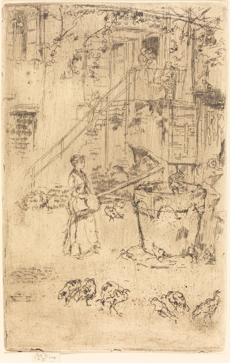 Pulykák alkotó: James Abbott McNeill Whistler