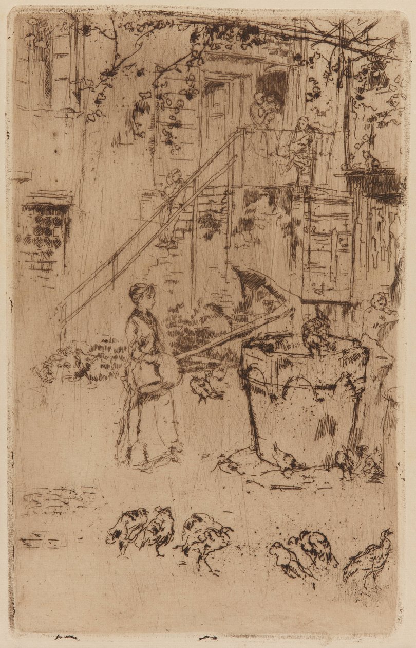 Pulykák alkotó: James Abbott McNeill Whistler
