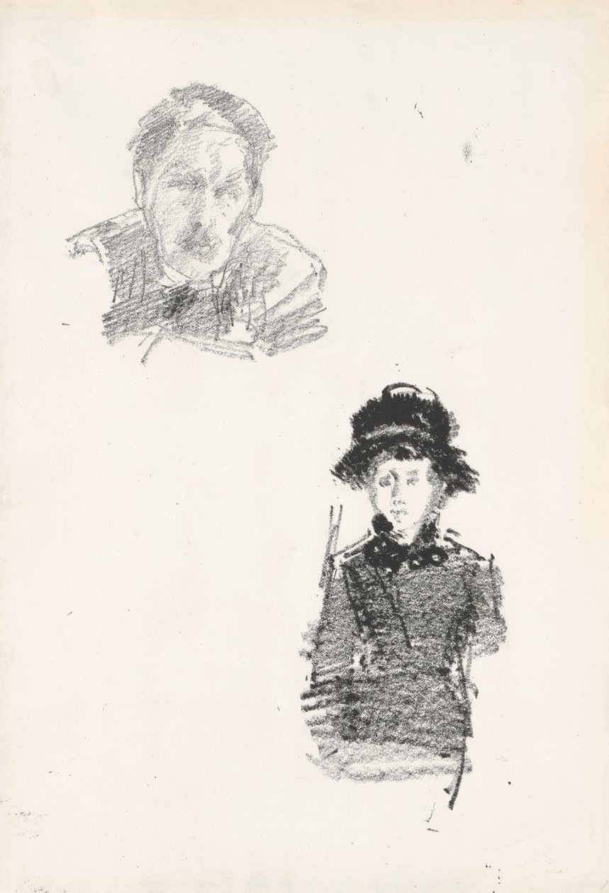 Két vázlat alkotó: James McNeill Whistler