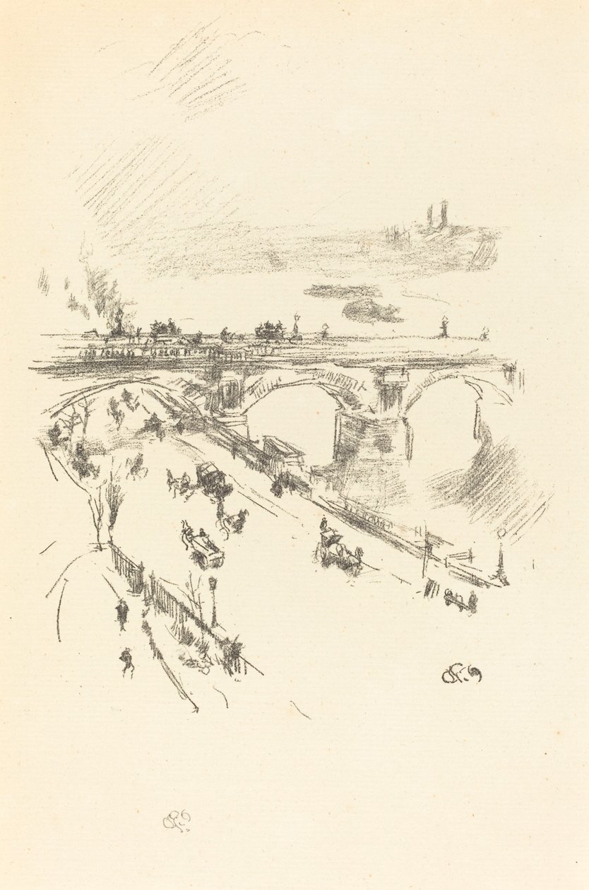 Waterloo híd alkotó: James Abbott McNeill Whistler