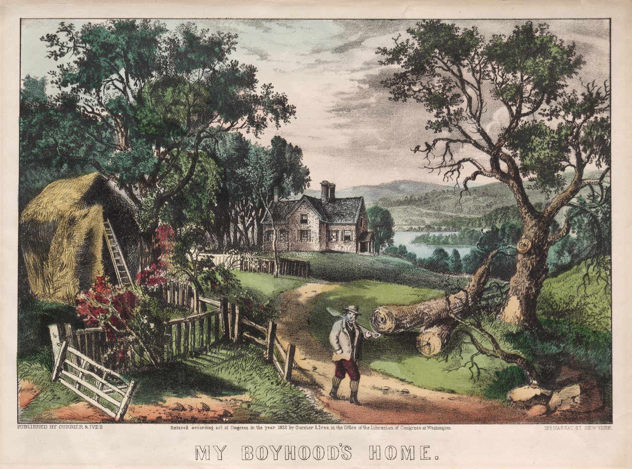 Fiúkoraim otthona, 1872. alkotó: James Merritt Ives