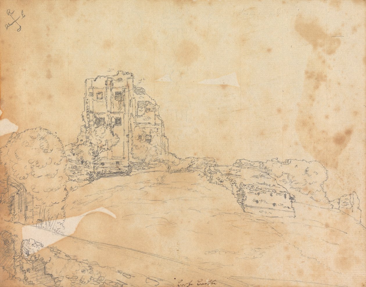 Corfe kastély alkotó: James Moore