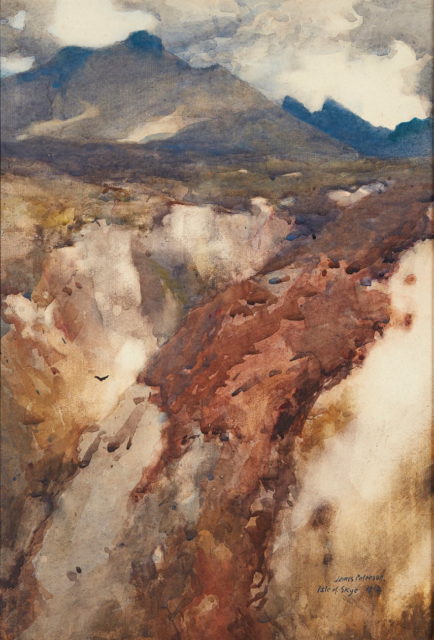 Isle of Skye (akvarell) alkotó: James Paterson