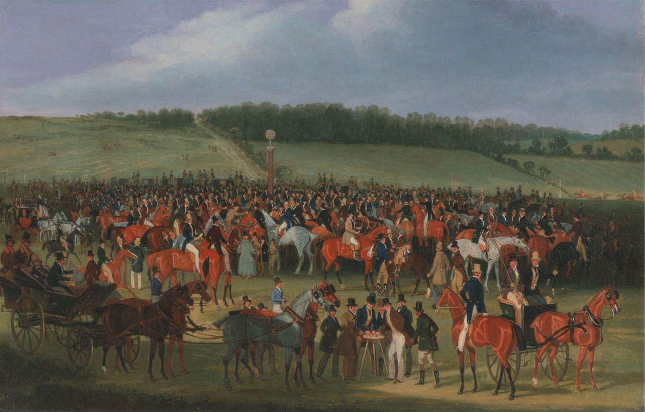 Epsom Races: The Betting Post alkotó: James Pollard