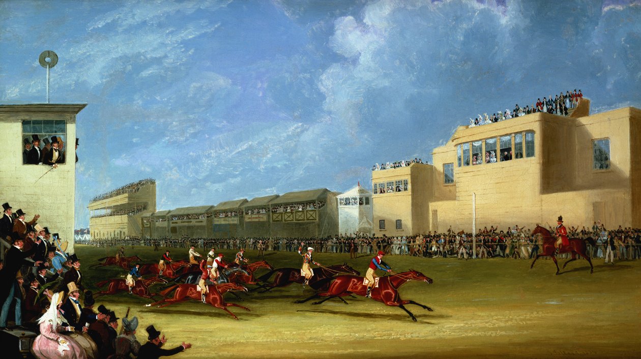 Az Ascot Arany Kupa, 1834 alkotó: James Pollard