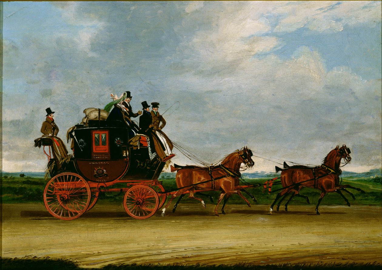 A Dover-London Mail alkotó: James Pollard