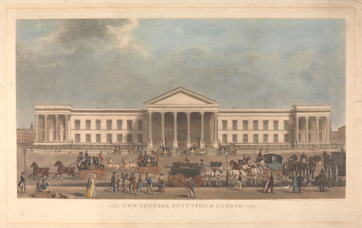 A New General Post Office, London alkotó: James Pollard