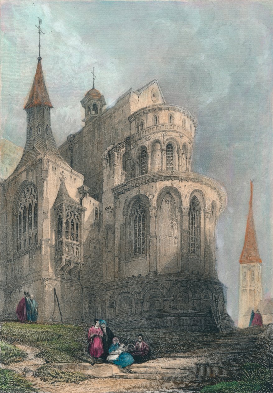 „A Szent Mária-templom. Köln”, 1834 alkotó: James Redaway