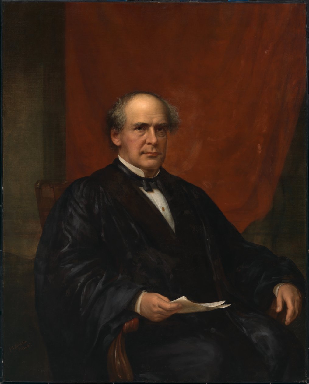 Salmon P. Chase, c. 1864-1873. alkotó: James Reid Lambdin