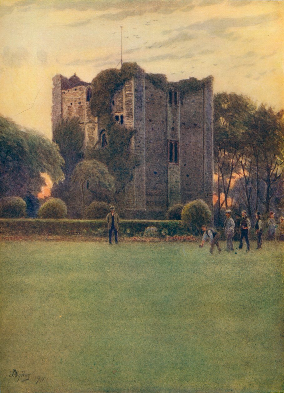 „Guildford Castle”, 1911, 1914 alkotó: James S Ogilvy