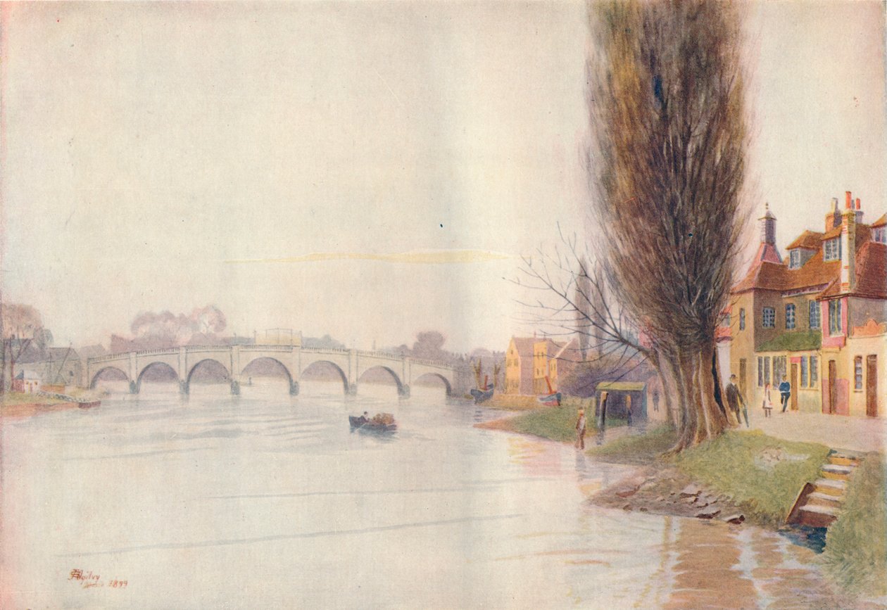 „Old Kew Bridge”, 1899, 1914 alkotó: James S Ogilvy