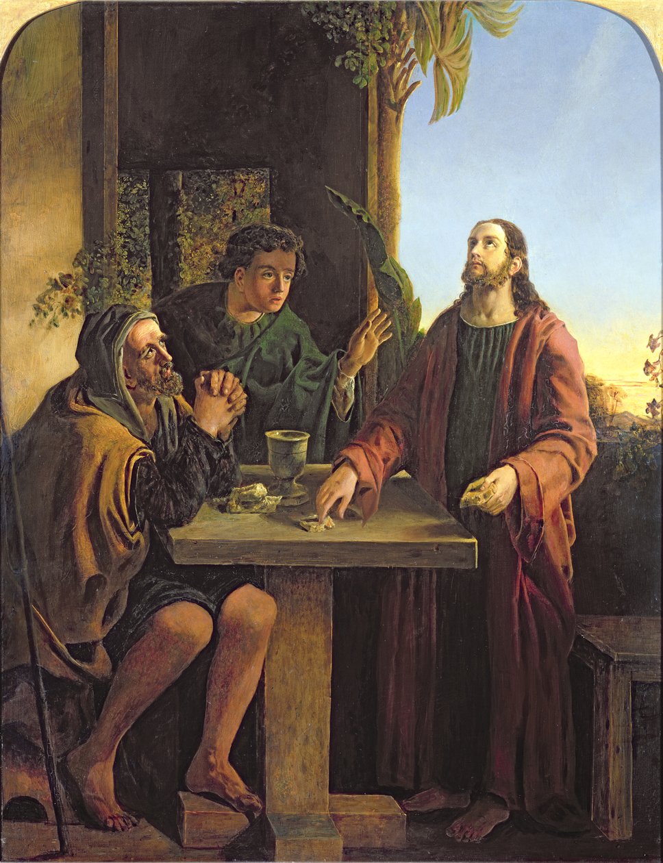 Krisztus Emmausban alkotó: James Smetham