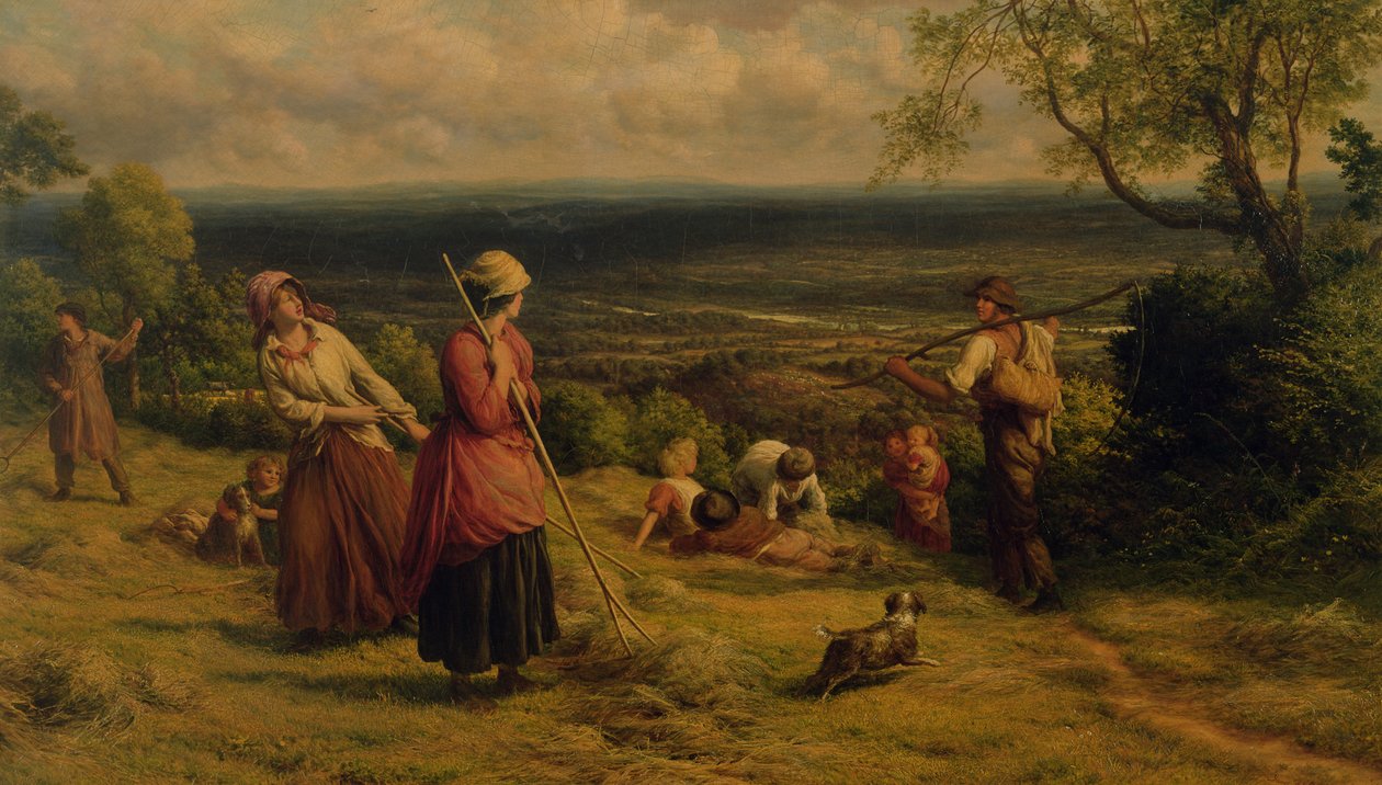 The Haymakers, 1862 alkotó: James Thomas Linnell